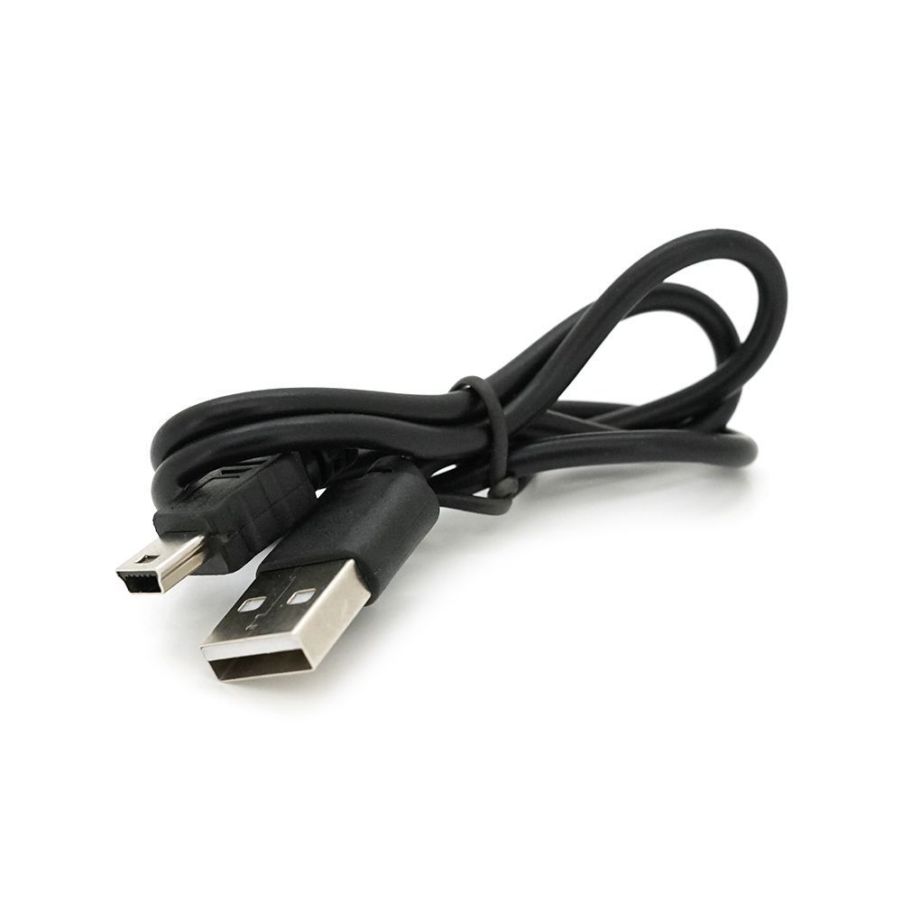 Кабель USB 2.0 (AM / Mini 5 pin) 0.4м, чорний Voltronic купити в Україні