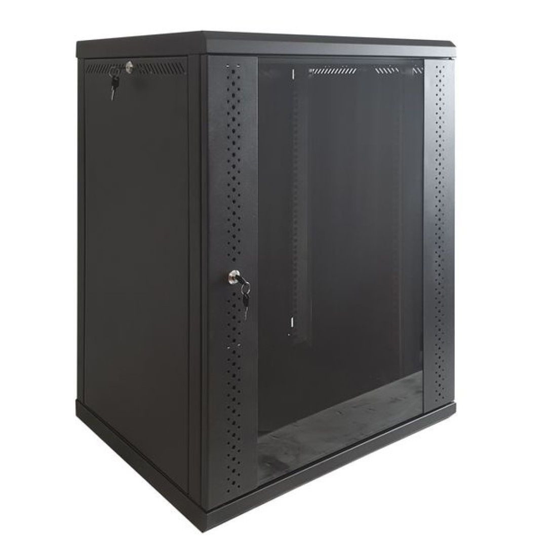 Шафа настінна EServer 12U 600х350х637 (скло) (ES-Е1235B) EServer купити в Україні