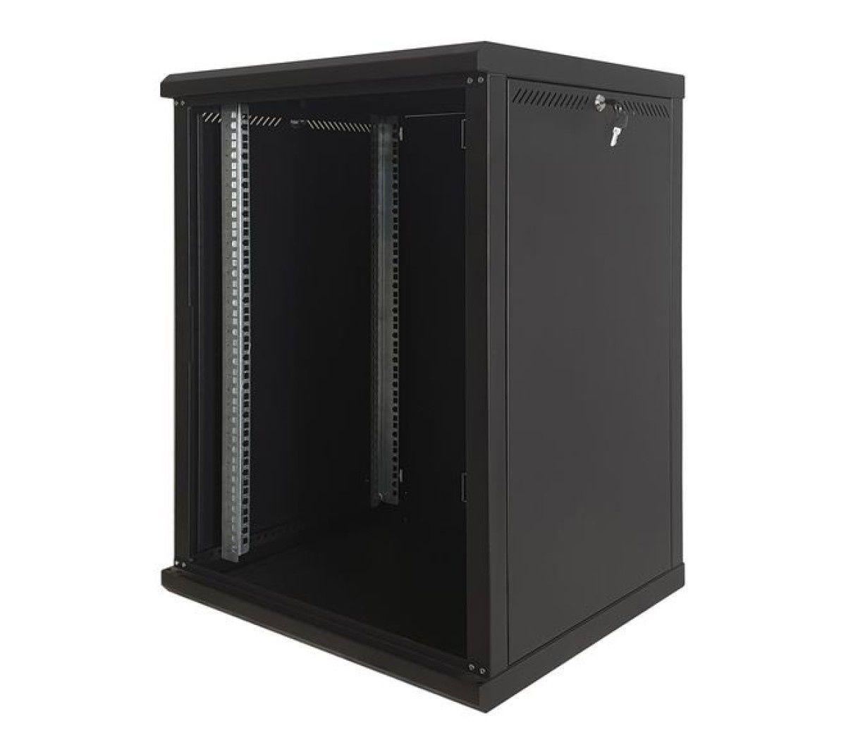 Шафа настінна EServer 12U 600х350х637 (скло) (ES-Е1235B) EServer купити в Україні