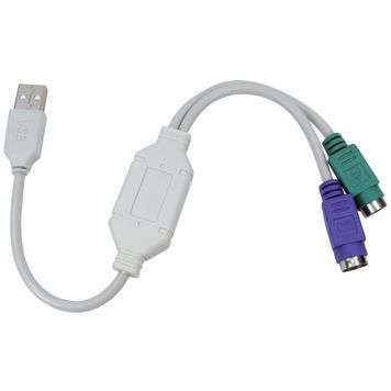 Переходник USB AM / 2*PS2, OEM Q25 Voltronic купить в Украине