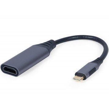 Адаптер Cablexpert HDMI - USB Type-C (F/M), 0.15 м, Black (A-USB3C-HDMI-01) Cablexpert купить в Украине