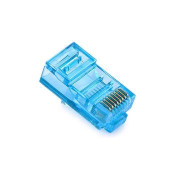 Коннектор Merlion RJ-45 8P8C UTP Cat-5 (100 шт / уп.) Q100 Blue MERLION купить в Украине