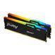 Модуль пам'яті Kingston FURY Beast Black RGB DDR5-6000 32GB (2x16GB) CL30-36-36 1.4V XMP (KF560C30BBAK2-32) Kingston FURY &mdash; фото