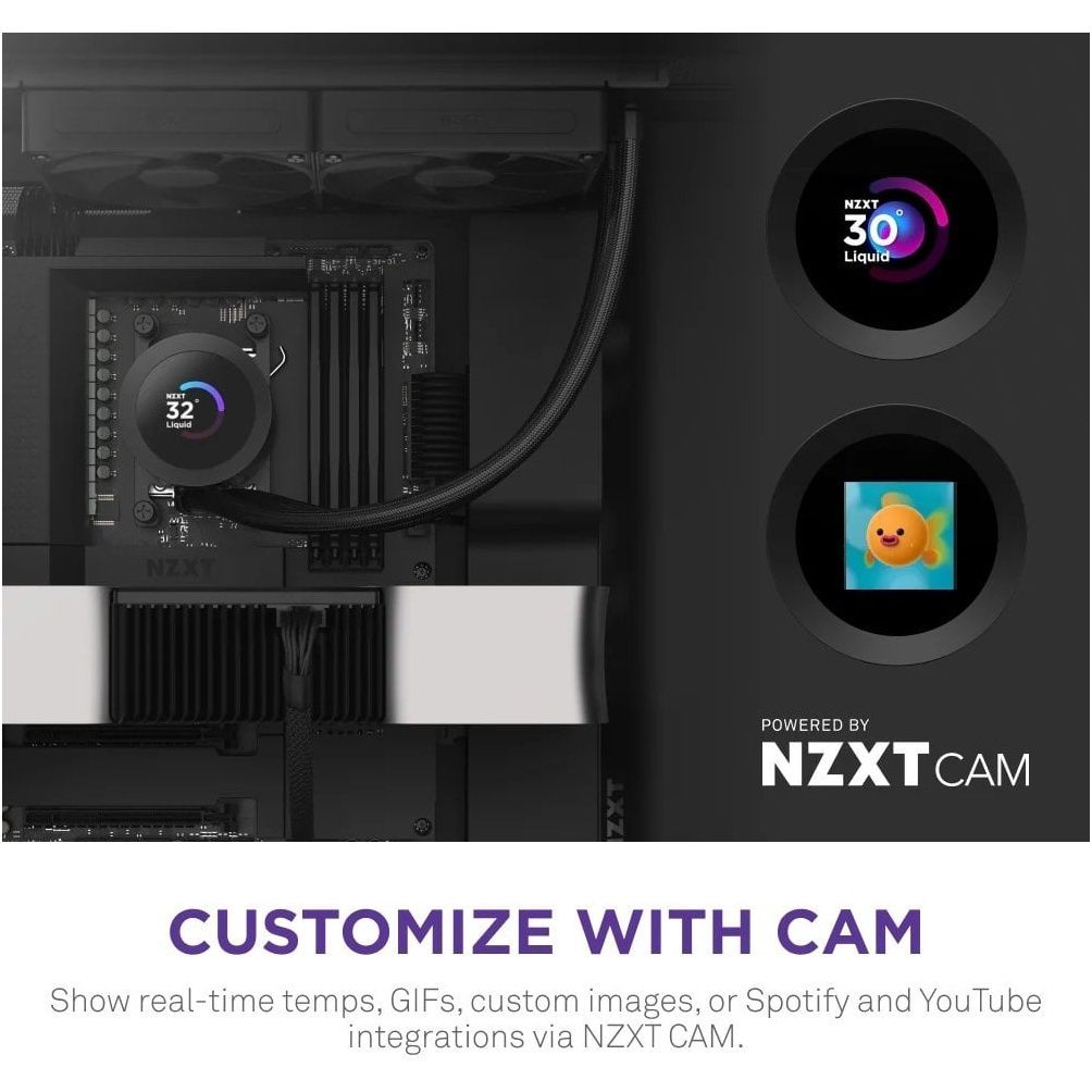 Система водяного охлаждения NZXT Kraken Plus 280 Black (RL-KN280-B2) NZXT купить в Украине