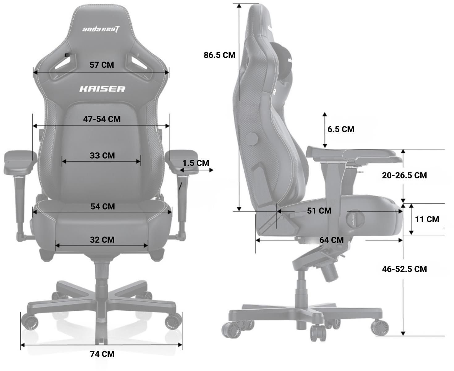 Кресло для геймеров Anda Seat Kaiser 4 Size XL Maroon (AD12YDDC-XLL-20-A-PV/C) Anda Seat купить в Украине