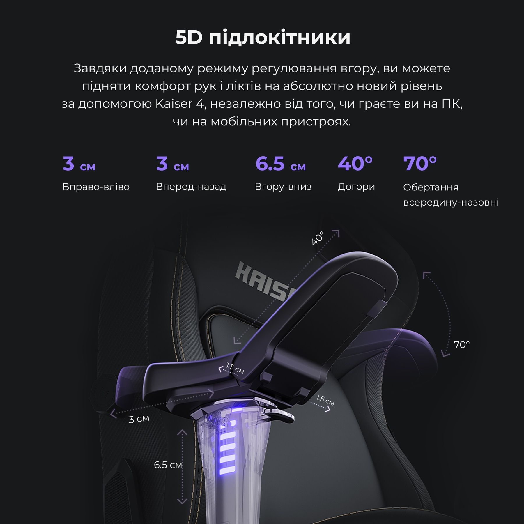 Кресло для геймеров Anda Seat Kaiser 4 Size XL Maroon (AD12YDDC-XLL-20-A-PV/C) Anda Seat купить в Украине