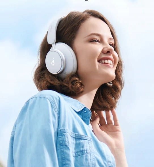 Bluetooth-гарнитура Anker SoundCore Space Q45 White (A3040G21) Anker купить в Украине