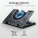 Охолоджуюча підставка для ноутбука Trust GXT 1125 Quno Blue LED 17.3" Black (23581) Trust &mdash; фото