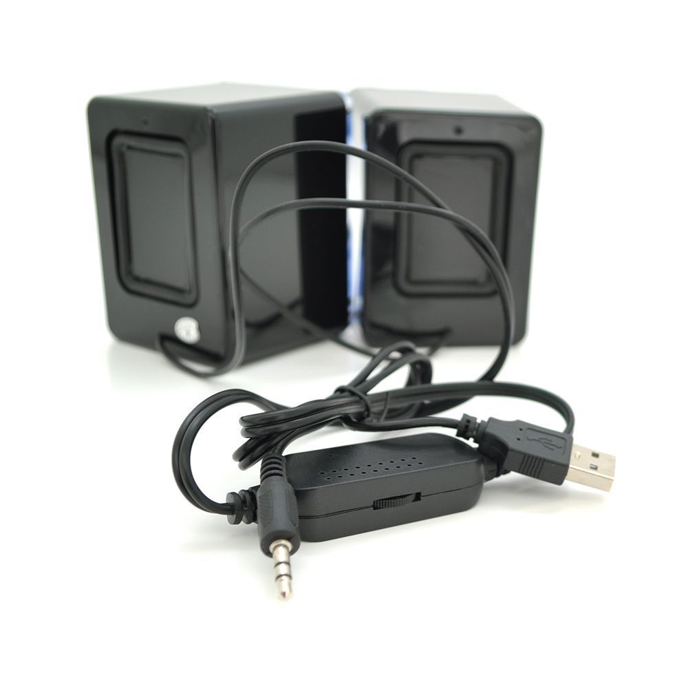 Колонки 2.0 Kisonli K500, для ПК і ноутбука, USB + 3.5mm, 2x3W, 20Hz- 20KHz, Black, BOX, Q50 KISONLI купити в Україні
