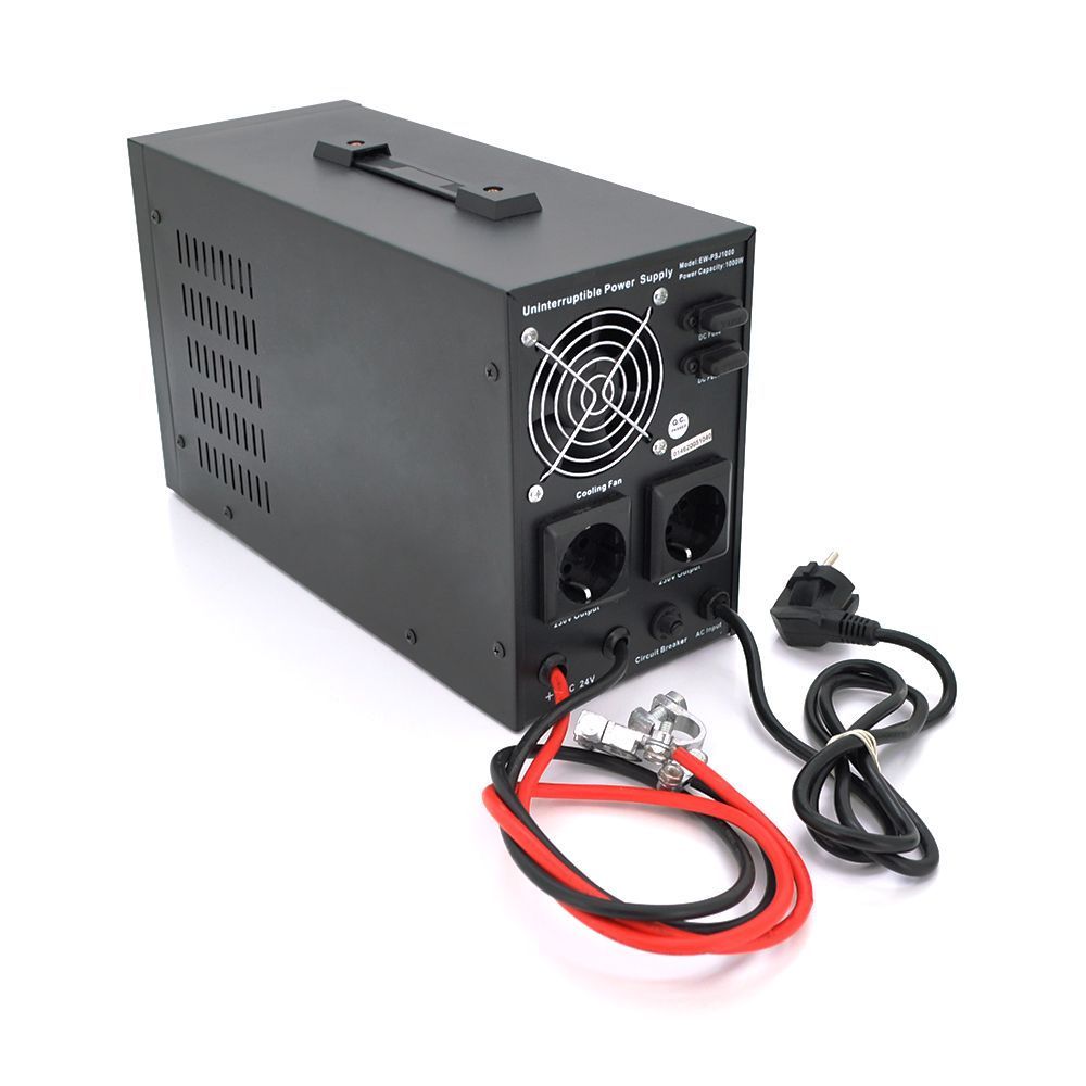 ИБП с правильной синусоидой PSW-Eline-850VA (500W), 12V под внешнюю батарею, ток заряда 10A Eline купить в Украине