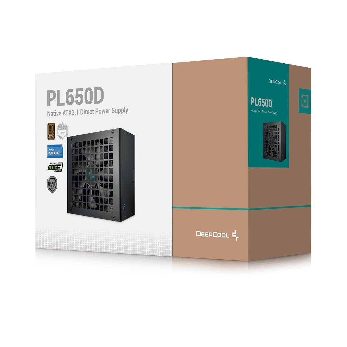 Блок живлення DeepCool PL650D 650W (R-PL650D-FC0B-EU-V2) DeepCool купити в Україні