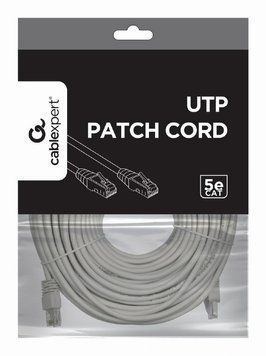 Патч-корд UTP Cablexpert (PP12-30M) литой, 50u "штекер с защелкой, 30 м, серый Cablexpert купить в Украине