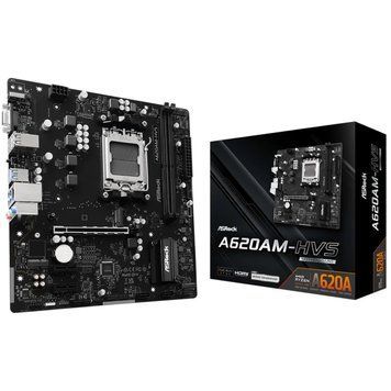 Материнська плата ASRock A620AM-HVS (sAM5, AMD A620, DDR5, mATX) ASRock купить в Украине
