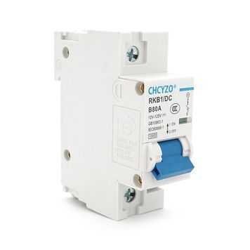 Автоматический выключатель постоянного тока CHCYZO RKB1 / DC-B80, 1P, 80A, 12-125V ZUBR купить в Украине