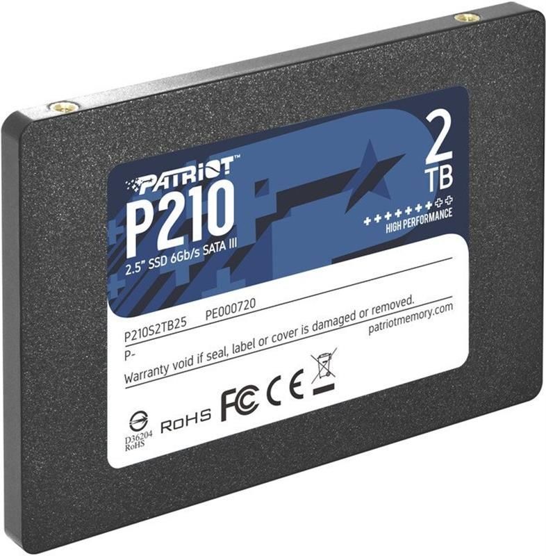 Накопитель SSD 2TB Patriot P210 2.5" SATAIII TLC (P210S2TB25) Patriot купить в Украине