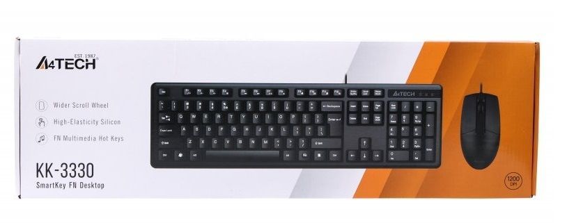 Комплект (клавіатура, миша) A4-Tech KK-3330 Black USB A4Tech купити в Україні