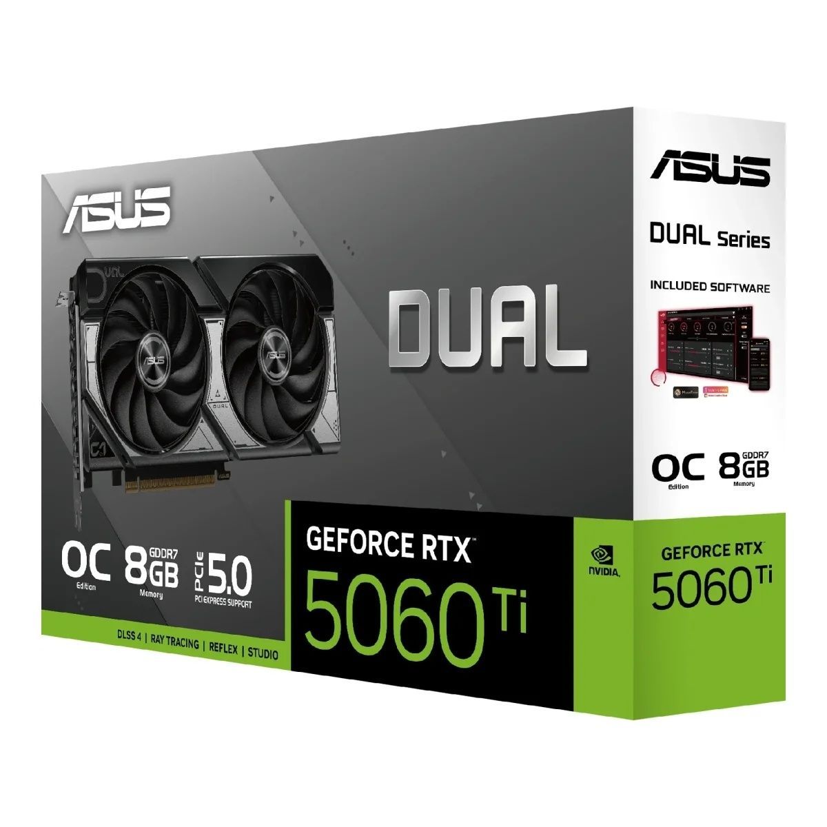 Відеокарта ASUS Nvidia GeForce RTX 5060TI DUAL OC 8GB (DUAL-RTX5060TI-O8G) Asus купить в Украине