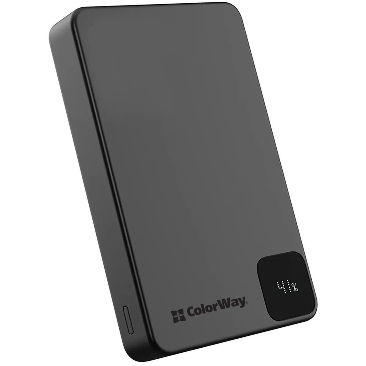 УМБ ColorWay 10000mAh 15W MagSafe (USB-C PD 20W) Black (CW-PB100LPA1BK-WPDD) ColorWay купити в Україні