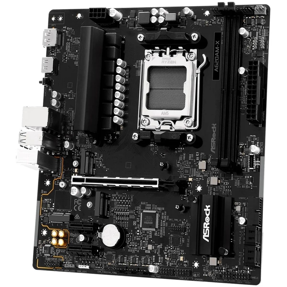 Материнська плата ASRock A620AM-X (sAM5, AMD A620, DDR5, mATX) ASRock купить в Украине