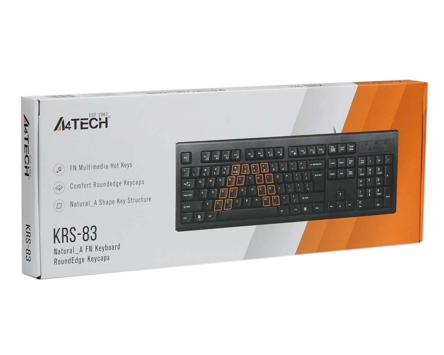 Клавиатура A4tech KRS-83 Black A4Tech купить в Украине