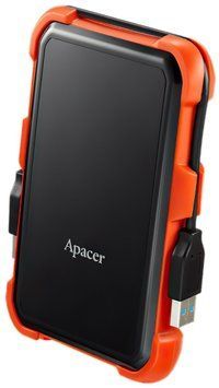Зовнішній жорсткий диск 2.5" USB 1.0TB Apacer AC630 Black/Orange (AP1TBAC630T-1) Apacer купити в Україні
