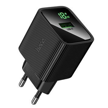 СЗУ 110-240V HOCO CS81A, 1xUSB, 3A, 18W, QC3.0, Black, Blister HOCO купить в Украине