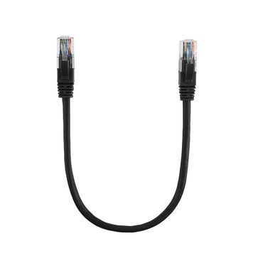 Патч-корд литой RITAR, UTP, RJ45, Cat.6, 0.5m, черный, Cu (медь) Weepda купить в Украине