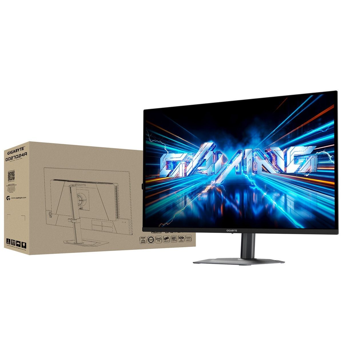 Монитор Gigabyte 27" Gaming GO27Q24A QD-OLED Black 240Hz Gigabyte купить в Украине