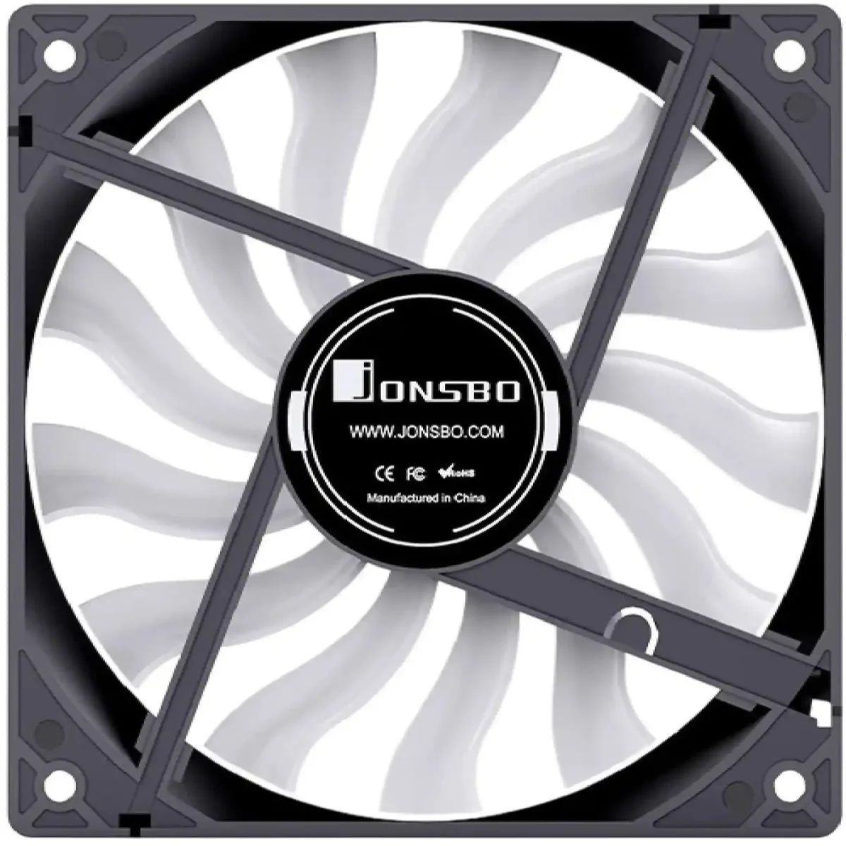 Кулер JONSBO 12020 Black (120mm, 1100RPM, 28.6dB, 1*3Pin+1*4Pin) Jonsbo купити в Україні