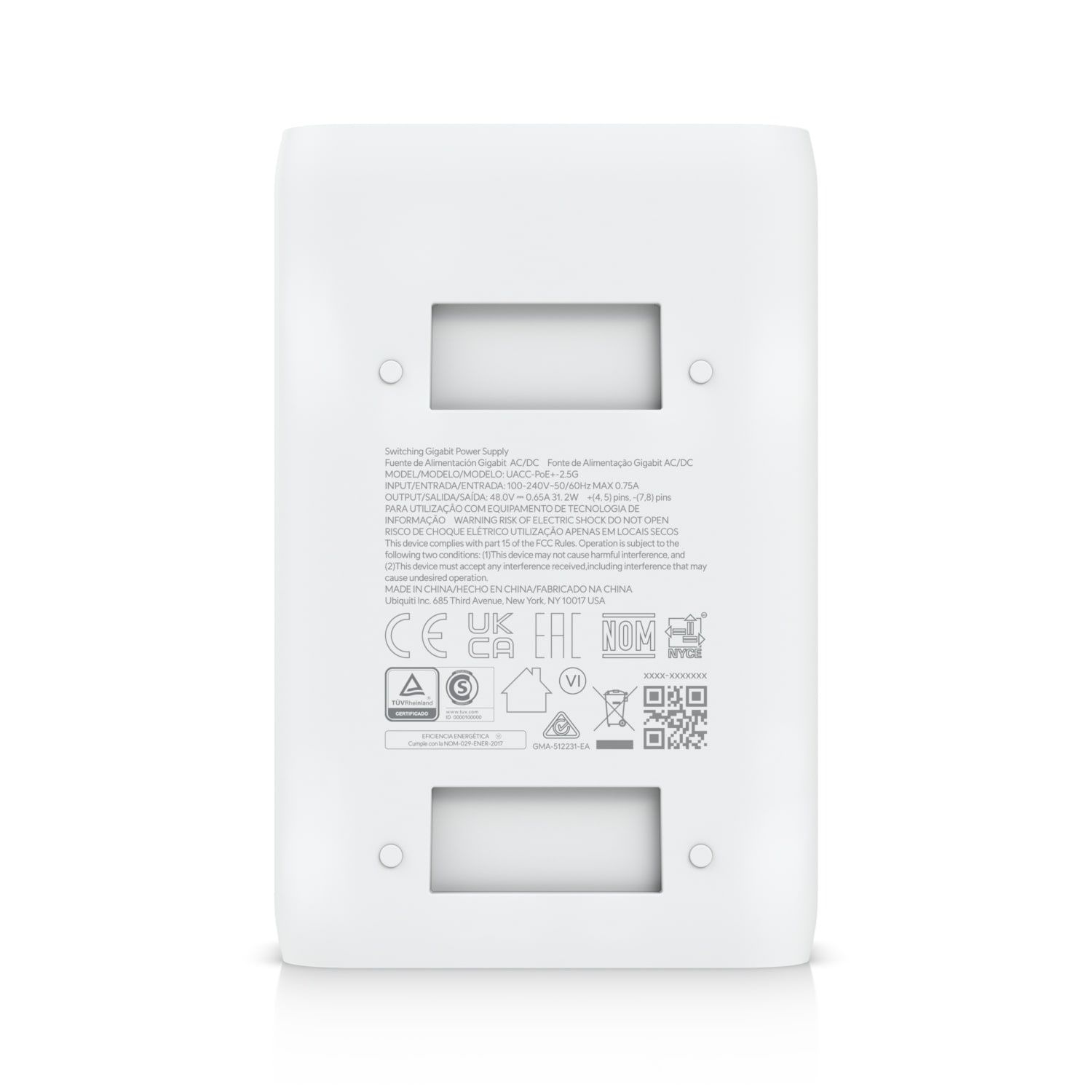 Инжектор Ubiquiti 2.5G PoE+ Adapter (30W) (UACC-POE+-2.5G) Ubiquiti купить в Украине