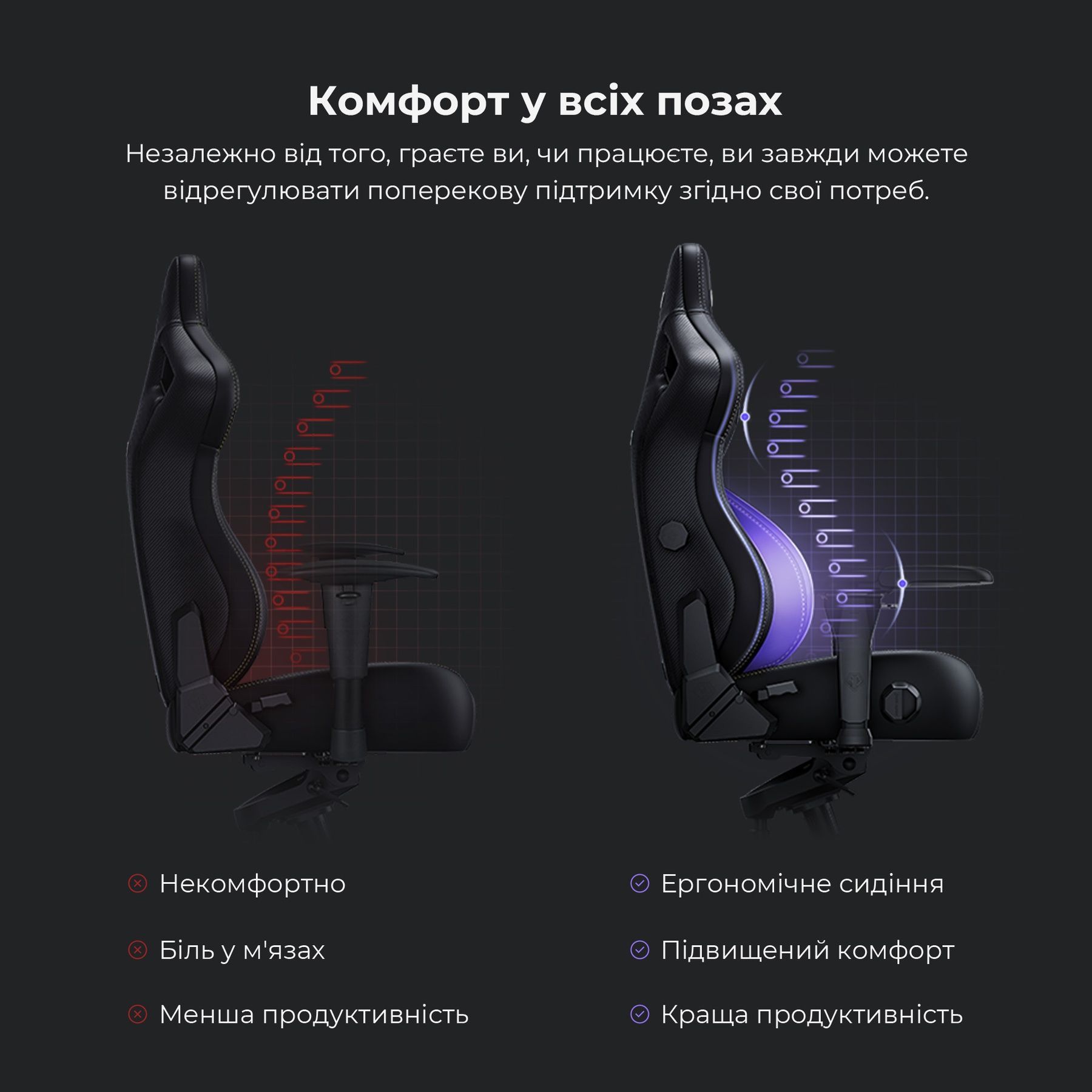 Кресло для геймеров Anda Seat Kaiser 4 Size L Brown (AD12YDDC-L-20-K-PV/C) Anda Seat купить в Украине