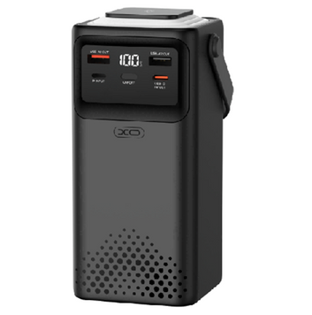 PowerBank XO-PR286 50000mAh Three Inputs and Six Outputs Comes with Four Cables+Lighting Fast Charging Mobile Power, PD20W, QC22.5W, plastic,Black XO купить в Украине