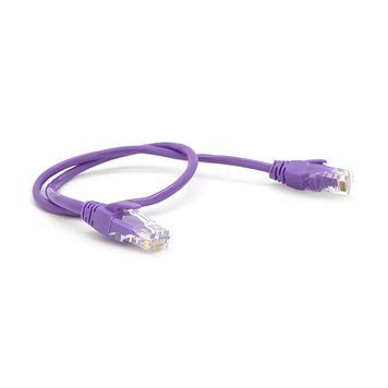 Патч-корд литий RITAR, UTP, RJ45, Cat.5e, 0,25m, фіолетовий, Cu (мідь) Ritar купити в Україні