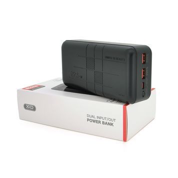 PowerBank XO-PR189 30000mAh, Input:5V / 2.5A, 9V / 2A,12V / 1.5A (Type-C, MicroUSB), Output: 4.5V / 5A,5V / 4.5A, 5V / 3A,9V / 2A, 12V / 1.5A (2хUSB, Type-C),Q20,plastic,Black XO купити в Україні