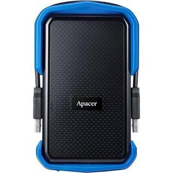 Зовнішній жорсткий диск 2.5" USB 1.0TB Apacer Apacer AC631 Black/Blue (AP1TBAC631U-1) Apacer купити в Україні