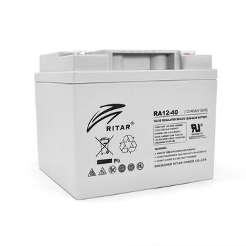 Акумуляторна батарея AGM RITAR RA12-40, Gray Case, 12V 40.0Ah ( 198 x166 x 169 ) Q1 Ritar купити в Україні