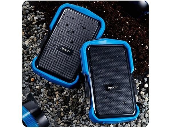 Внешний жесткий диск 2.5" USB 1.0TB Apacer AC631 Black/Blue (AP1TBAC631U-1) Apacer купить в Украине