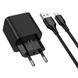 Набір СЗУ 110-240V HOCO CS81A+ кабель Micro, 1xUSB, 3A, 18W, QC3.0, кабель 1м, Black, Blister HOCO &mdash; фото
