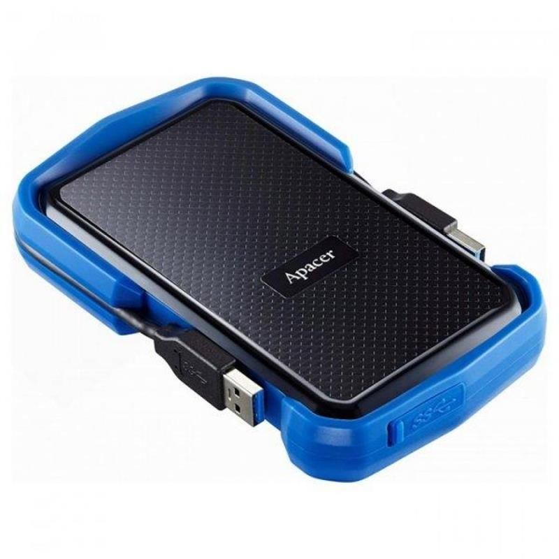 Внешний жесткий диск 2.5" USB 1.0TB Apacer AC631 Black/Blue (AP1TBAC631U-1) Apacer купить в Украине
