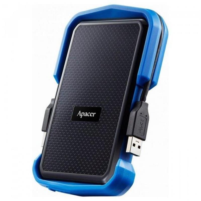 Внешний жесткий диск 2.5" USB 1.0TB Apacer AC631 Black/Blue (AP1TBAC631U-1) Apacer купить в Украине