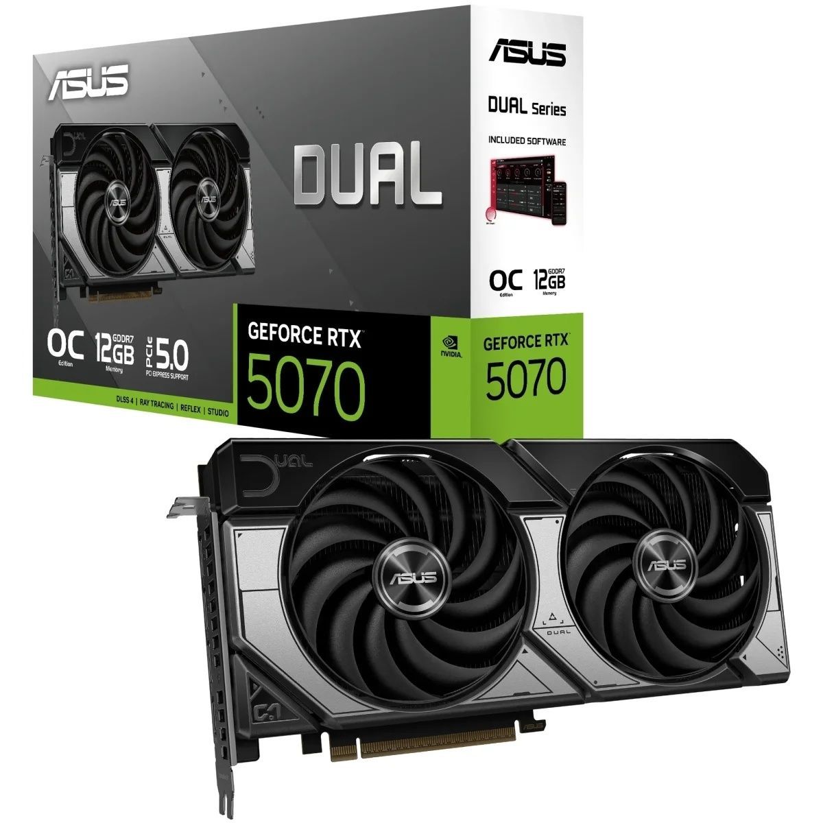 Відеокарта ASUS Nvidia GeForce RTX 5070 DUAL OC 12GB (DUAL-RTX5070-O12G) Asus купить в Украине