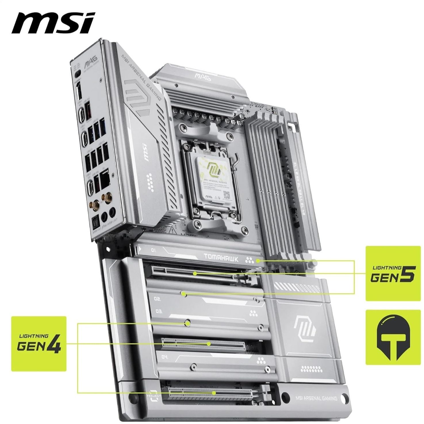 Материнська плата MSI MAG X870E Tomahawk Max WiFi PZ Socket AM5 MSI купити в Україні