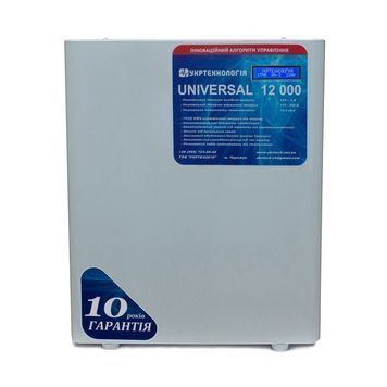 Стабілізатор напруги теристорні UNIVERSAL 12 (12000Вт) 220В, стабілізація 145-260, 36 ступенів EVE купити в Україні