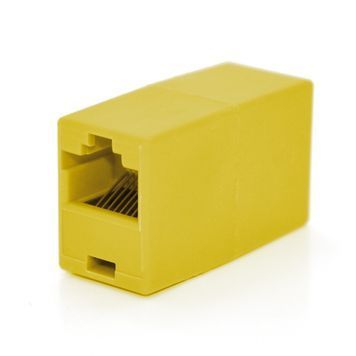 З'єднувач RJ45 8P8C мама / мама RJ45 для з'єднання кабелю, жовтий, Q100 MERLION купити в Україні
