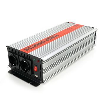 Інвертор напруги RITAR RSX-3000, 12V / 220V, 3000W з апроксимувати синусоїдою, 2xShuko, 1xUSB, клемні дроти, BOX, Q4 Ritar купити в Україні