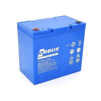 Акумуляторна батарея ORBUS 12-55 12V 55 Ah (229 x 138 x 215) 17.5kg Q1 / 48 ORBUS купити в Україні