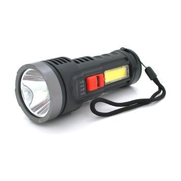 Фонарик ручной LATERNA L-822, 5WLED+COB, пластик, встроенный аккум, IP40, 145х56х45, USB кабель Voltronic купить в Украине