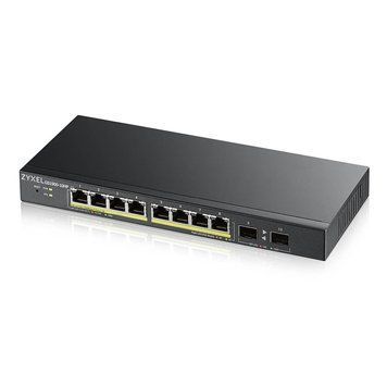 Коммутатор ZYXEL GS1900-10HP (GS1900-10HP-EU0102F) (8xGE PoE, 2хSFP, POE 77W, WebSmart) ZYXEL купить в Украине