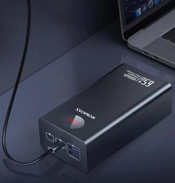 Универсальная мобильная батарея Romoss PEA40S Pro 40000mAh 65W Black (PEA40-382-2131H) Romoss купить в Украине