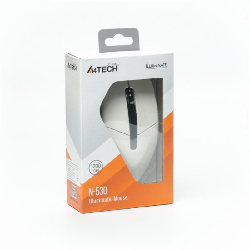 Миша A4Tech N-530 White A4Tech купити в Україні